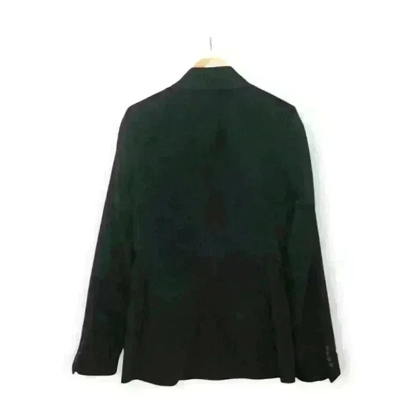 True Religion Single  Button Tailored Black Velvet Blazer Jacket Medium - Picture 2 of 11